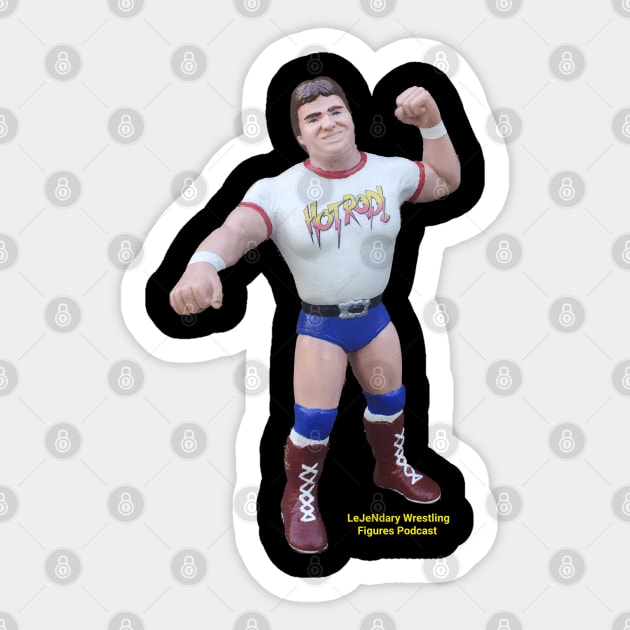 LeJeNdary Wrestling Figures Podcast Ringer Sticker by LeJeNdary Wrestling Figures